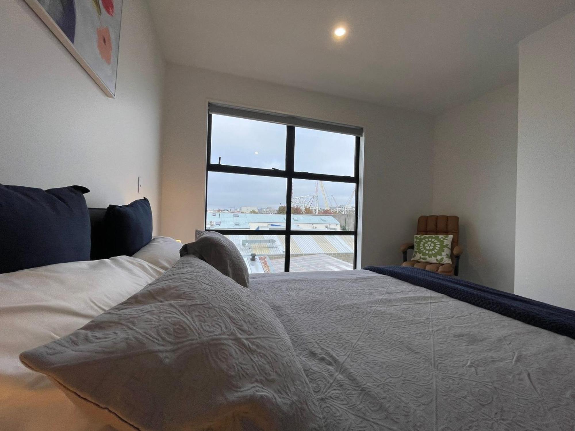 Stadium View Suite Christchurch Bagian luar foto